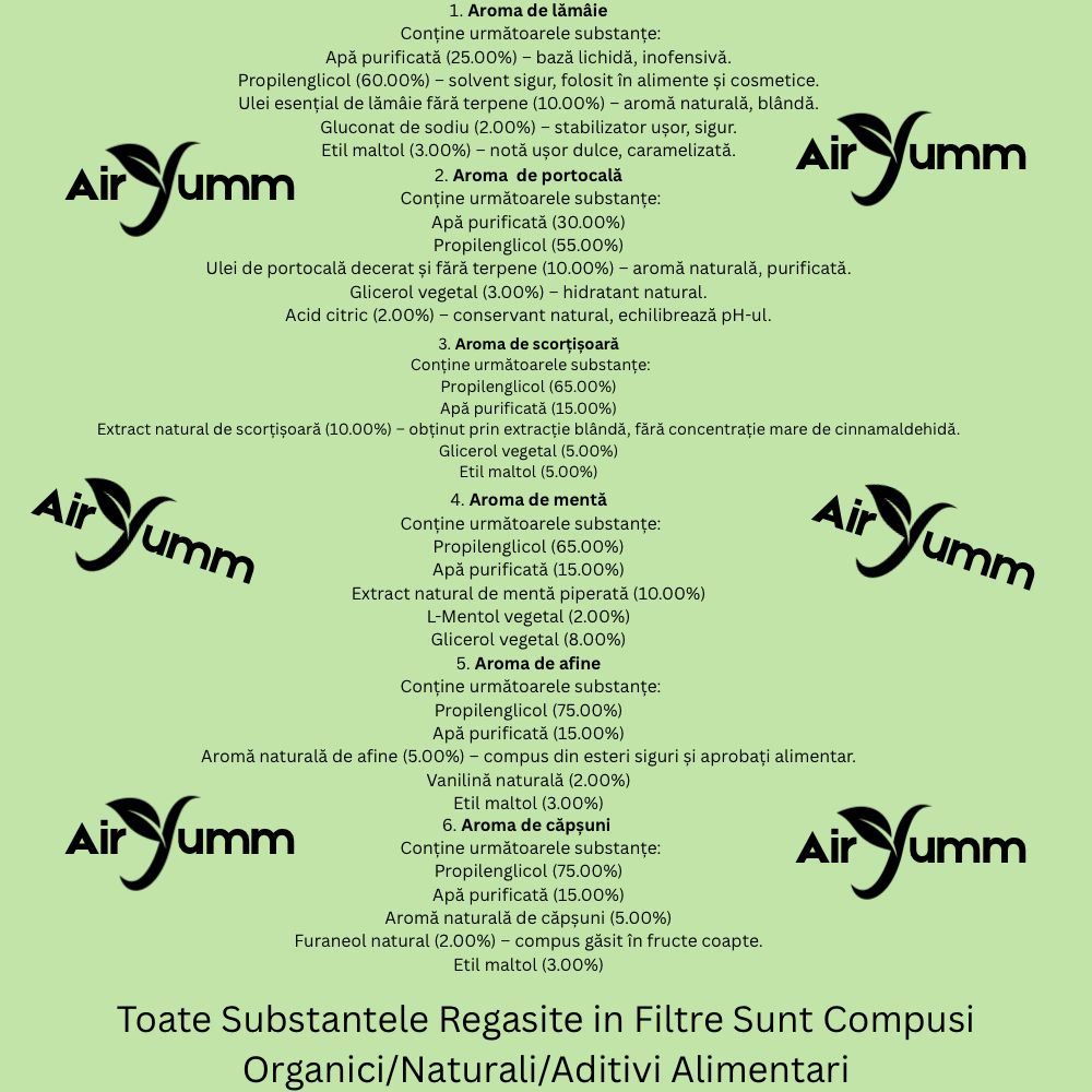 Zestaw AirYumm | 100% naturalny, bez dymu, chemii i toksyn