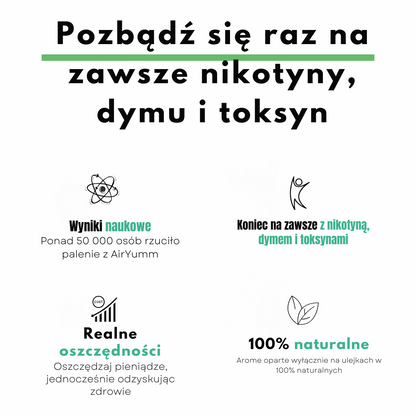 Zestaw AirYumm | 100% naturalny, bez dymu, chemii i toksyn